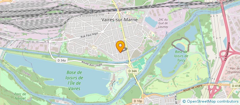 localisation de l'entreprise MONSIEUR LAURENT LALLEMENT  VAIRES-SUR-MARNE
