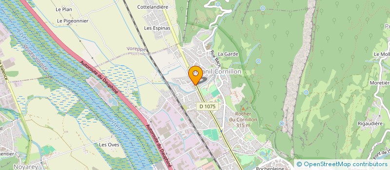 localisation de l'entreprise MONSIEUR LAURENT LALLIAS  FONTANIL-CORNILLON