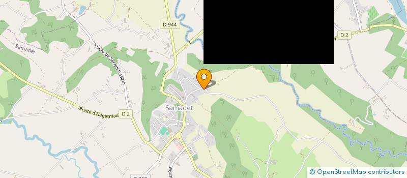localisation de l'entreprise MONSIEUR LAURENT LAMAIGNERE  SAMADET