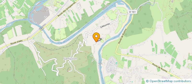 localisation de l'entreprise MONSIEUR LAURENT LAMBERT  SAMPZON