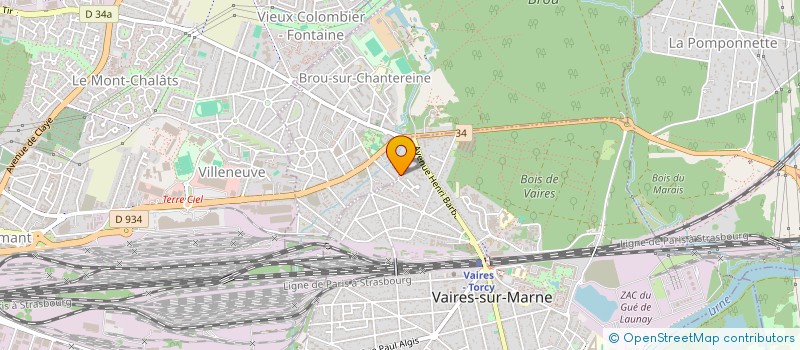 localisation de l'entreprise MONSIEUR LAURENT LAMBERT  BROU-SUR-CHANTEREINE