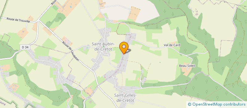 localisation de l'entreprise MONSIEUR LAURENT LAMY  SAINT-GILLES-DE-CRETOT