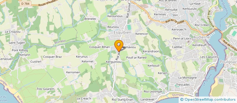 localisation de l'entreprise MONSIEUR LAURENT LANCOU  AUDIERNE