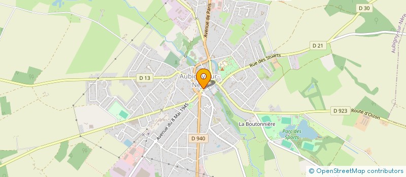 localisation de l'entreprise MONSIEUR LAURENT LANDRY  AUBIGNY-SUR-NERE