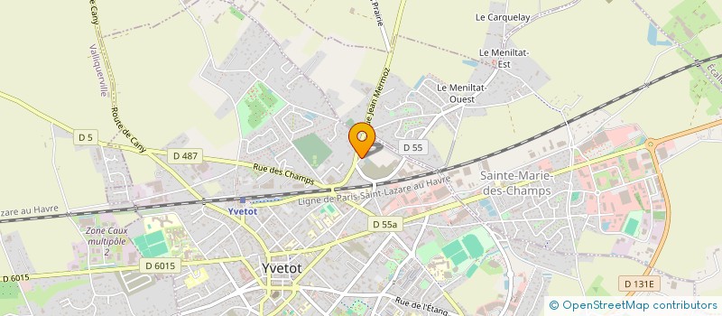 localisation de l'entreprise MONSIEUR LAURENT LANGLOIS  YVETOT