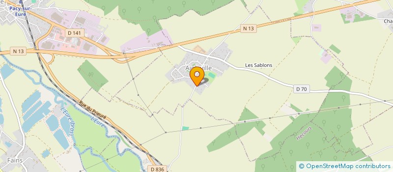 localisation de l'entreprise MONSIEUR LAURENT LANIEL  AIGLEVILLE