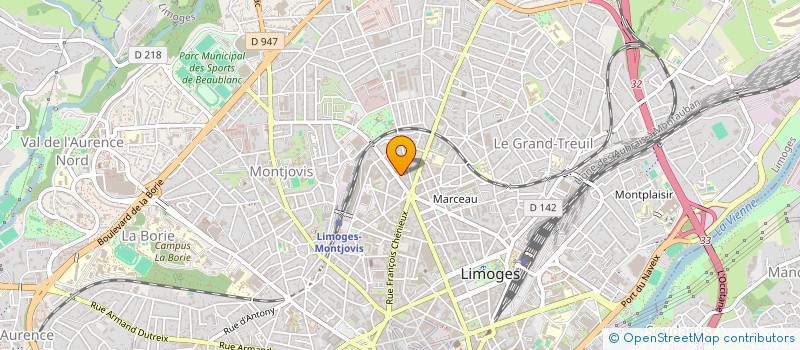 localisation de l'entreprise MONSIEUR LAURENT LANNUZEL à LIMOGES