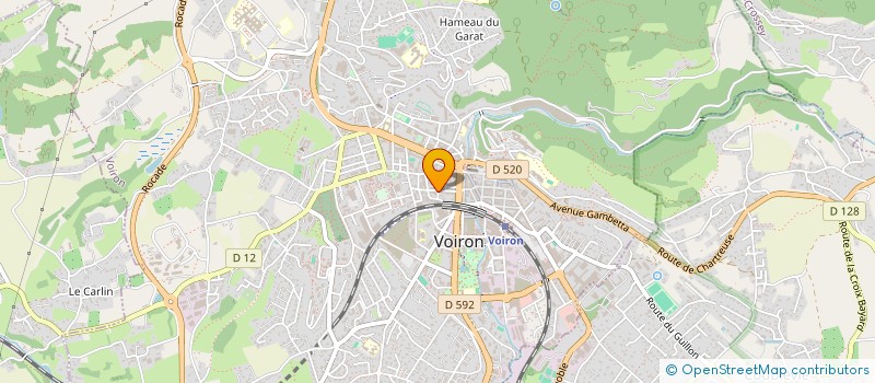 localisation de l'entreprise MONSIEUR LAURENT LAPICCIRELLA  VOIRON