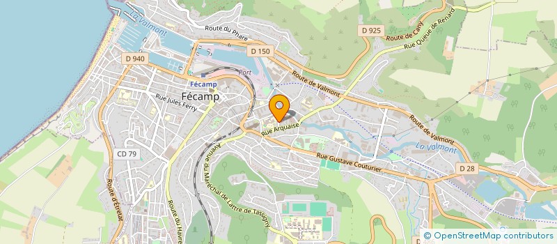 localisation de l'entreprise MONSIEUR LAURENT LARGOUET  FECAMP