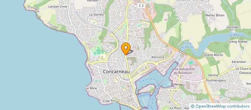 localisation de l'entreprise MONSIEUR LAURENT LARNICOL  CONCARNEAU