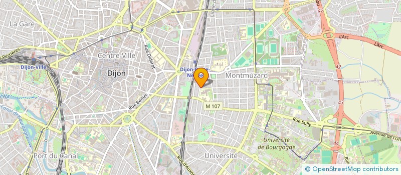 localisation de l'entreprise MONSIEUR LAURENT LARWENCE à DIJON