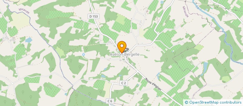 localisation de l'entreprise MONSIEUR LAURENT LASBATS  AVERON-BERGELLE