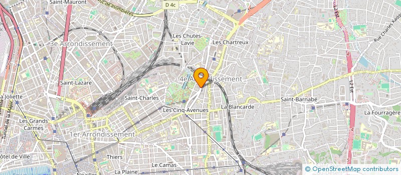 localisation de l'entreprise MONSIEUR LAURENT LASERY  MARSEILLE
