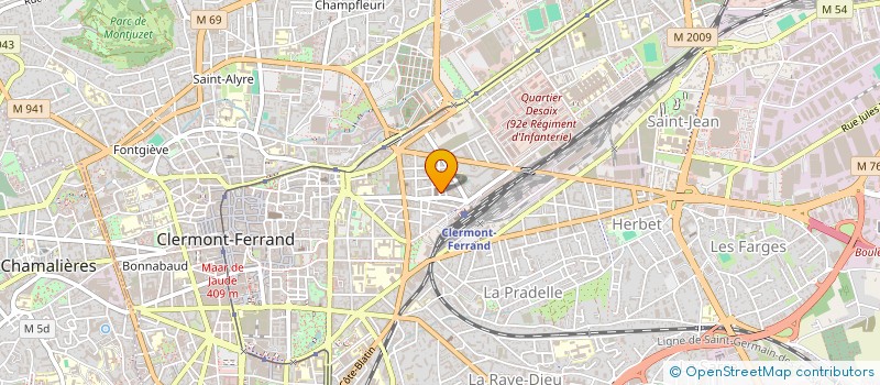 localisation de l'entreprise MONSIEUR LAURENT LASSAIGNE  CLERMONT-FERRAND