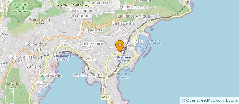 localisation de l'entreprise MONSIEUR LAURENT LASSALAS  BEAULIEU-SUR-MER