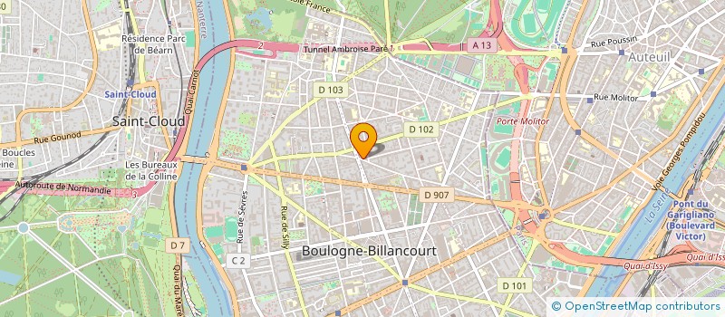 localisation de l'entreprise MONSIEUR LAURENT LASSY à BOULOGNE-BILLANCOURT