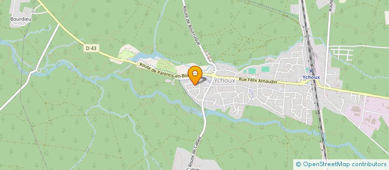 localisation de l'entreprise MONSIEUR LAURENT LAUCHE  YCHOUX