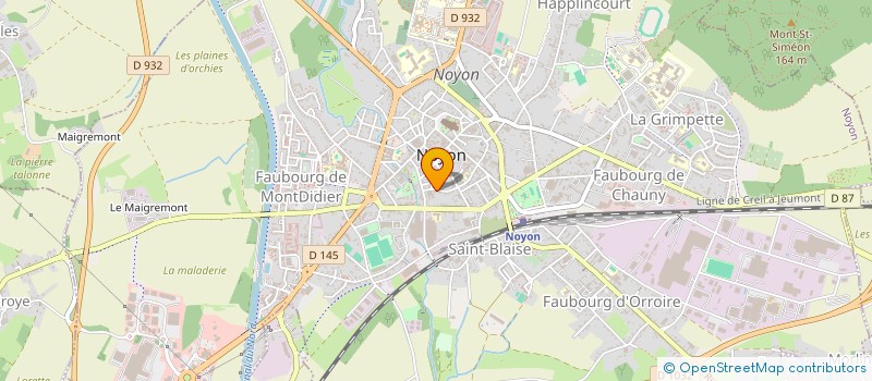 localisation de l'entreprise MONSIEUR LAURENT LAUDE  NOYON