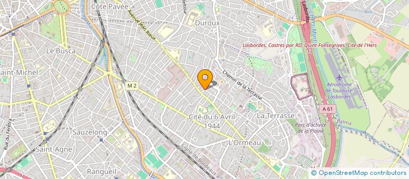 localisation de l'entreprise MONSIEUR LAURENT LAUDIGEOIS à TOULOUSE