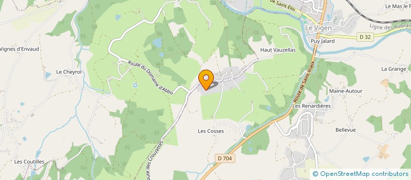 localisation de l'entreprise MONSIEUR LAURENT LAUDOUZE  SOLIGNAC