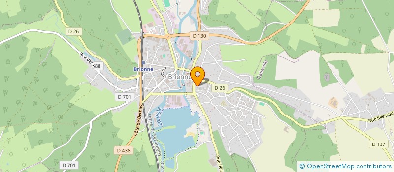 localisation de l'entreprise MONSIEUR LAURENT LAVAL  BRIONNE