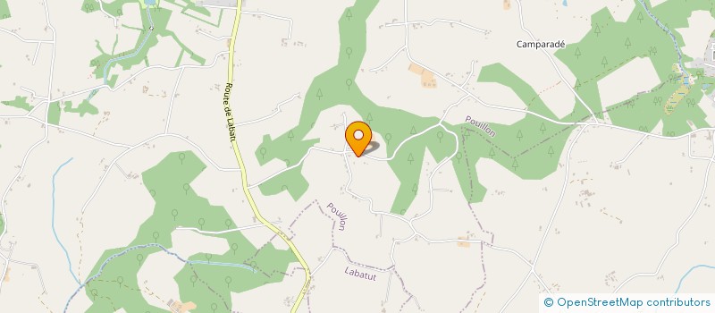 localisation de l'entreprise MONSIEUR LAURENT LAVEAU  POUILLON