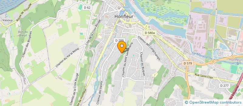 localisation de l'entreprise MONSIEUR LAURENT LE BLOND  GONNEVILLE-SUR-HONFLEUR