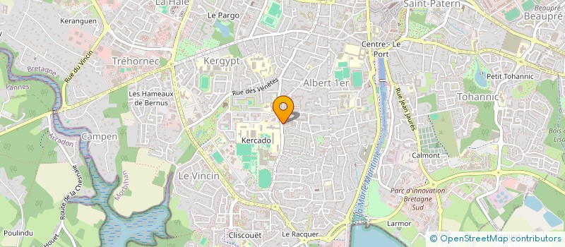 localisation de l'entreprise MONSIEUR LAURENT LE BOUDEC à VANNES