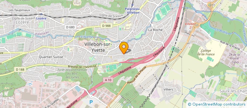 localisation de l'entreprise MONSIEUR LAURENT LE BOZEC à VILLEBON-SUR-YVETTE