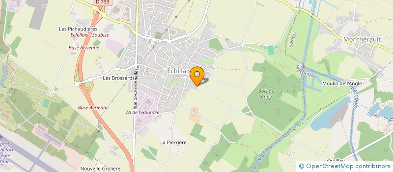 localisation de l'entreprise MONSIEUR LAURENT LE BUZULLIER  ROMEGOUX