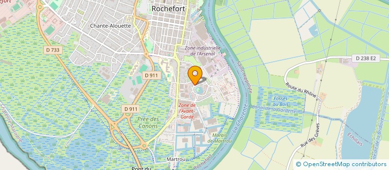 localisation de l'entreprise MONSIEUR LAURENT LE CAM  ROCHEFORT