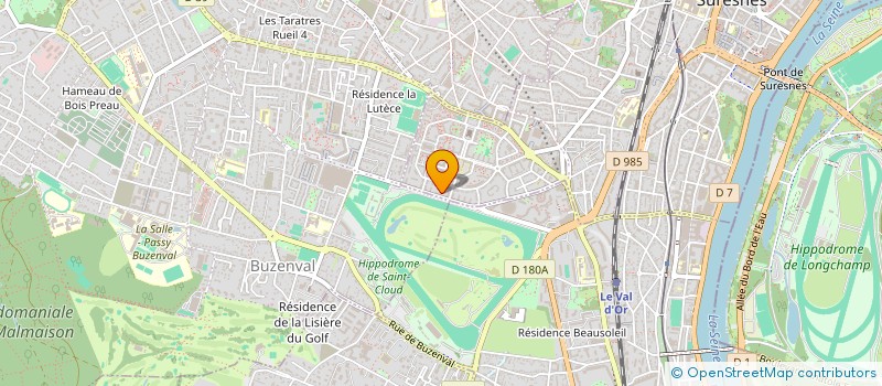 localisation de l'entreprise MONSIEUR LAURENT LE CHEVILLER à SURESNES