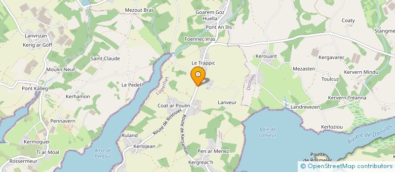 localisation de l'entreprise MONSIEUR LAURENT LE CORRE à BREST