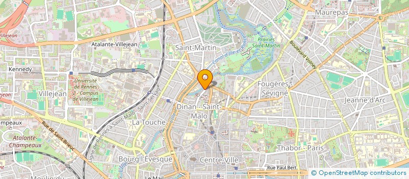 localisation de l'entreprise MONSIEUR LAURENT LE DANIEL  RENNES
