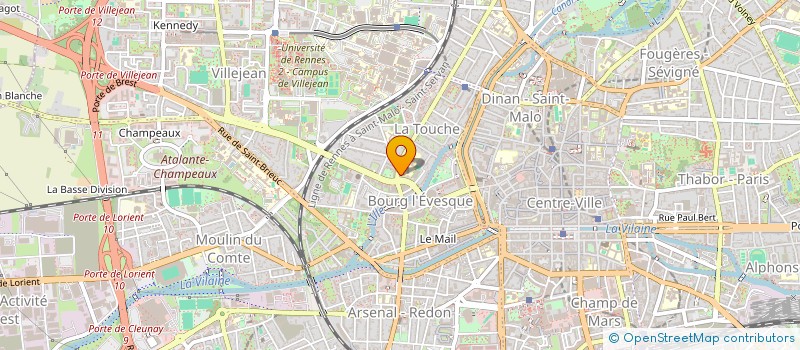 localisation de l'entreprise MONSIEUR LAURENT LE DOARE  RENNES