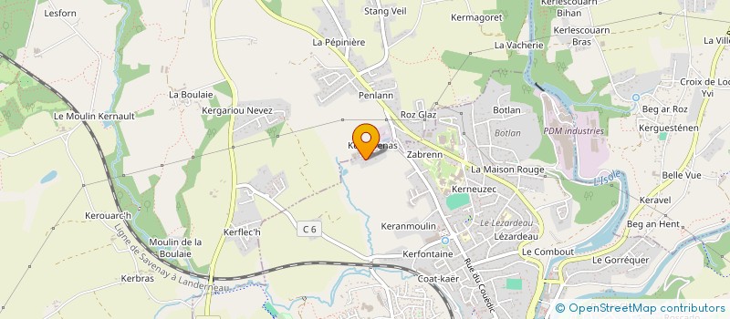 localisation de l'entreprise MONSIEUR LAURENT LE FLECHER à QUIMPERLE