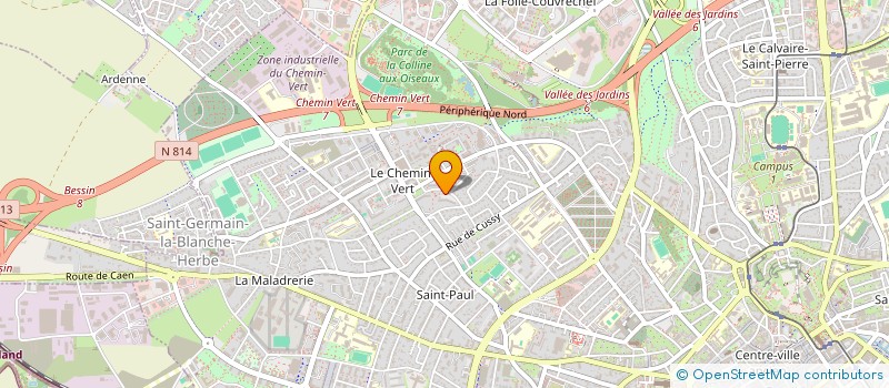 localisation de l'entreprise MONSIEUR LAURENT LE FRANCOIS à CAEN
