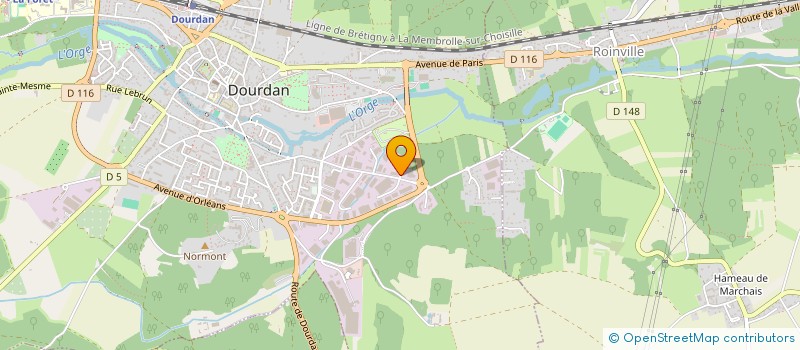 localisation de l'entreprise MONSIEUR LAURENT LE GARREC à DOURDAN