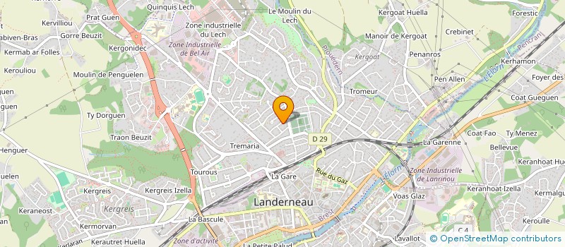 localisation de l'entreprise MONSIEUR LAURENT LE GENT à SAINT-DIVY