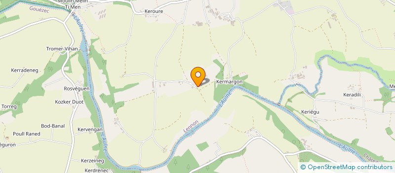 localisation de l'entreprise MONSIEUR LAURENT LE GUILLOUX  LENNON