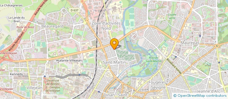localisation de l'entreprise MONSIEUR LAURENT LE GUYADER à RENNES
