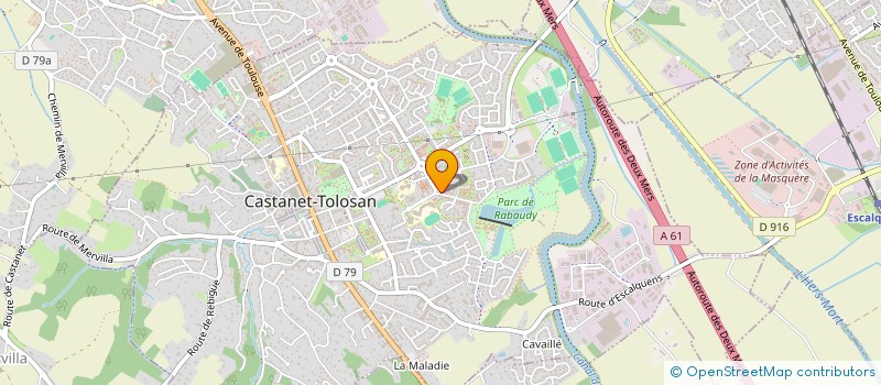 localisation de l'entreprise MONSIEUR LAURENT LE GUYADER à CASTANET-TOLOSAN