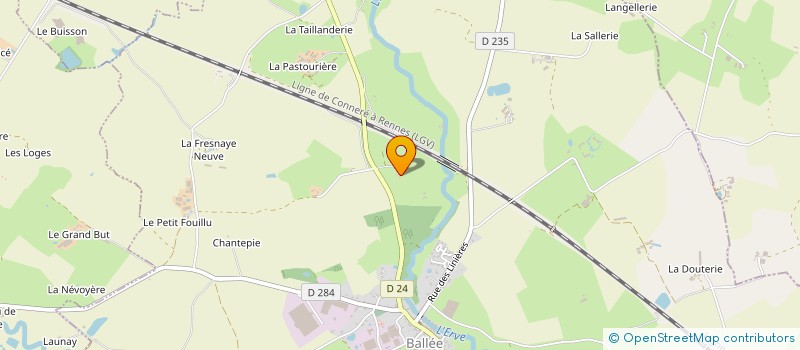 localisation de l'entreprise MONSIEUR LAURENT LE MAT  VAL-DU-MAINE