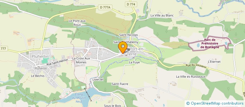 localisation de l'entreprise MONSIEUR LAURENT LE MEITOUR  ROCHEFORT-EN-TERRE