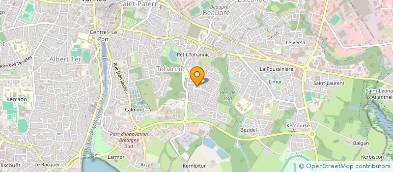 localisation de l'entreprise MONSIEUR LAURENT LE NOUAIL à VANNES