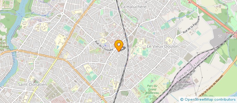 localisation de l'entreprise MONSIEUR LAURENT LE ROUX à NANTES