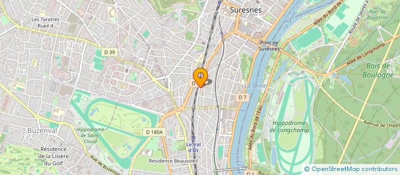 localisation de l'entreprise MONSIEUR LAURENT LE TADIC à SURESNES