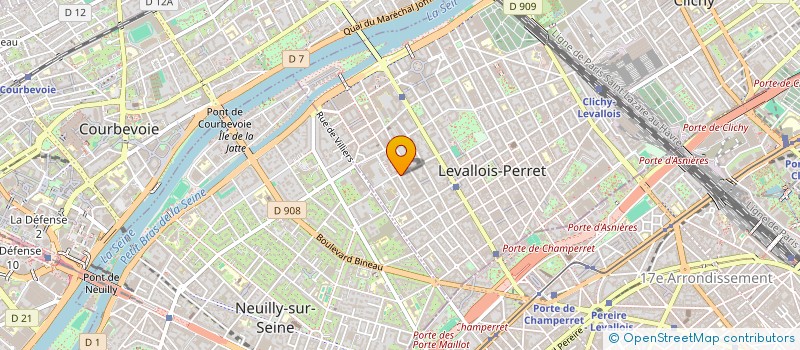 localisation de l'entreprise MONSIEUR LAURENT LEBAR à LEVALLOIS-PERRET