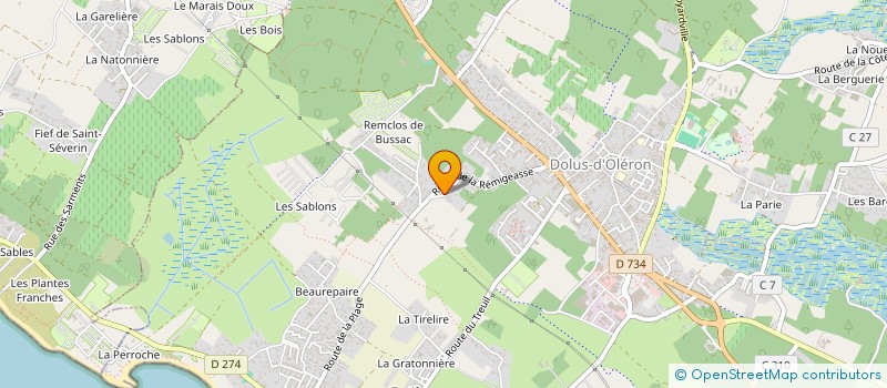 localisation de l'entreprise MONSIEUR LAURENT LEBAULT à DOLUS-D'OLERON