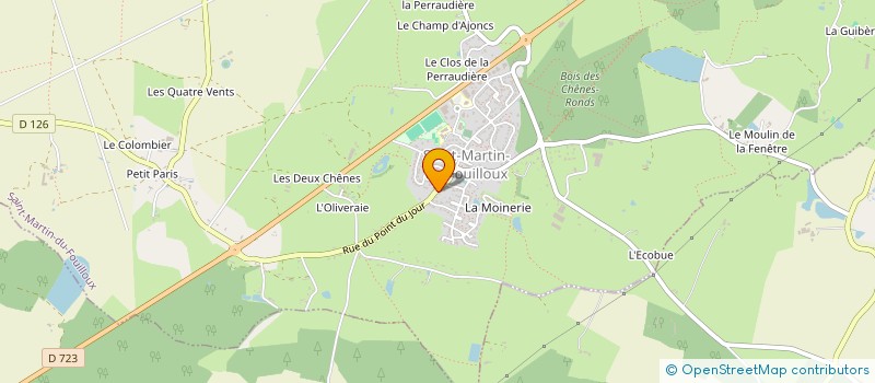 localisation de l'entreprise MONSIEUR LAURENT LEBIGRE à SAINT-MARTIN-DU-FOUILLOUX